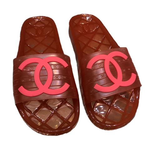 jelly chanel slides wholesale|chanel jelly slides sale.